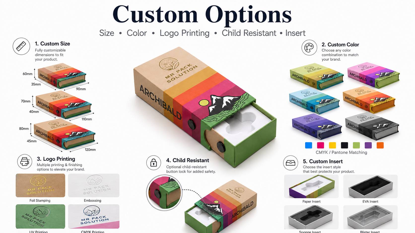 CR dab cart box with logo